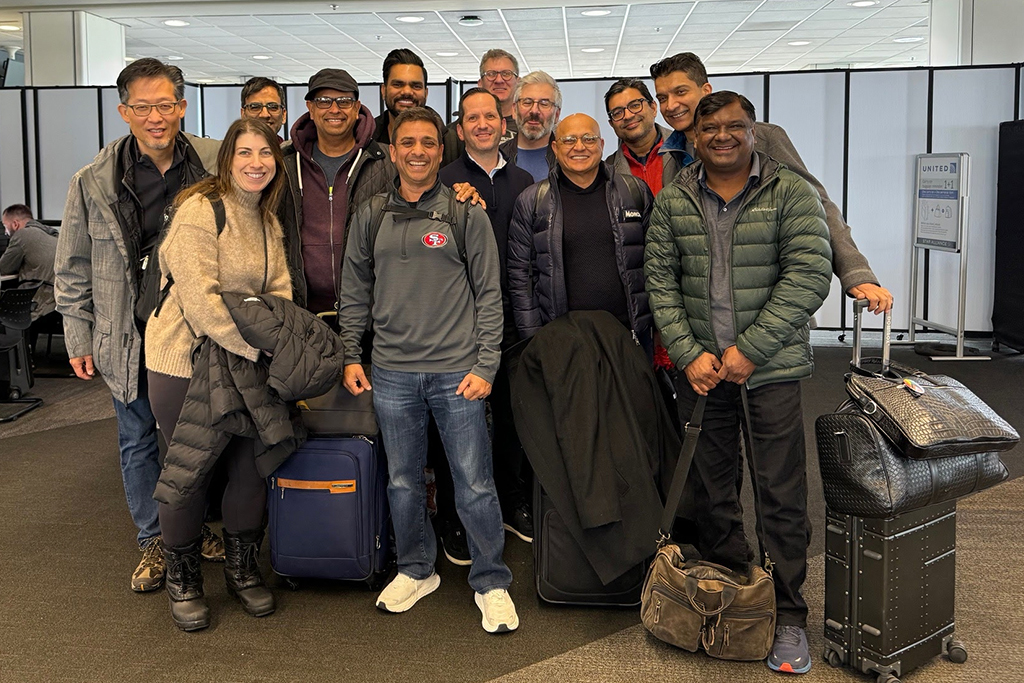 Team Photo in Airport