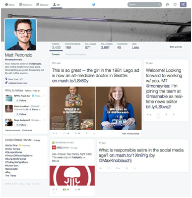 Twitter Tests New Profile Redesign